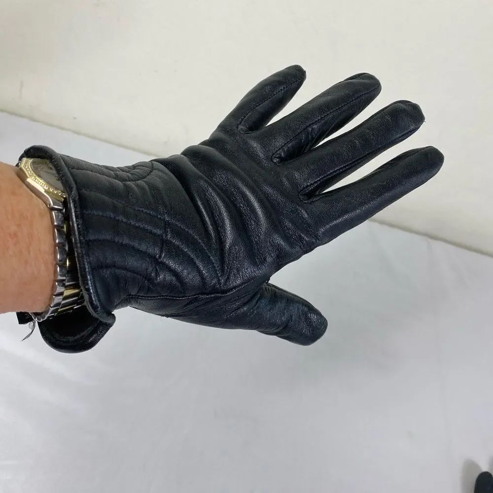 Vintage Soft Leather ladies Gloves - Sleek Winter Accessory Interstate Leather